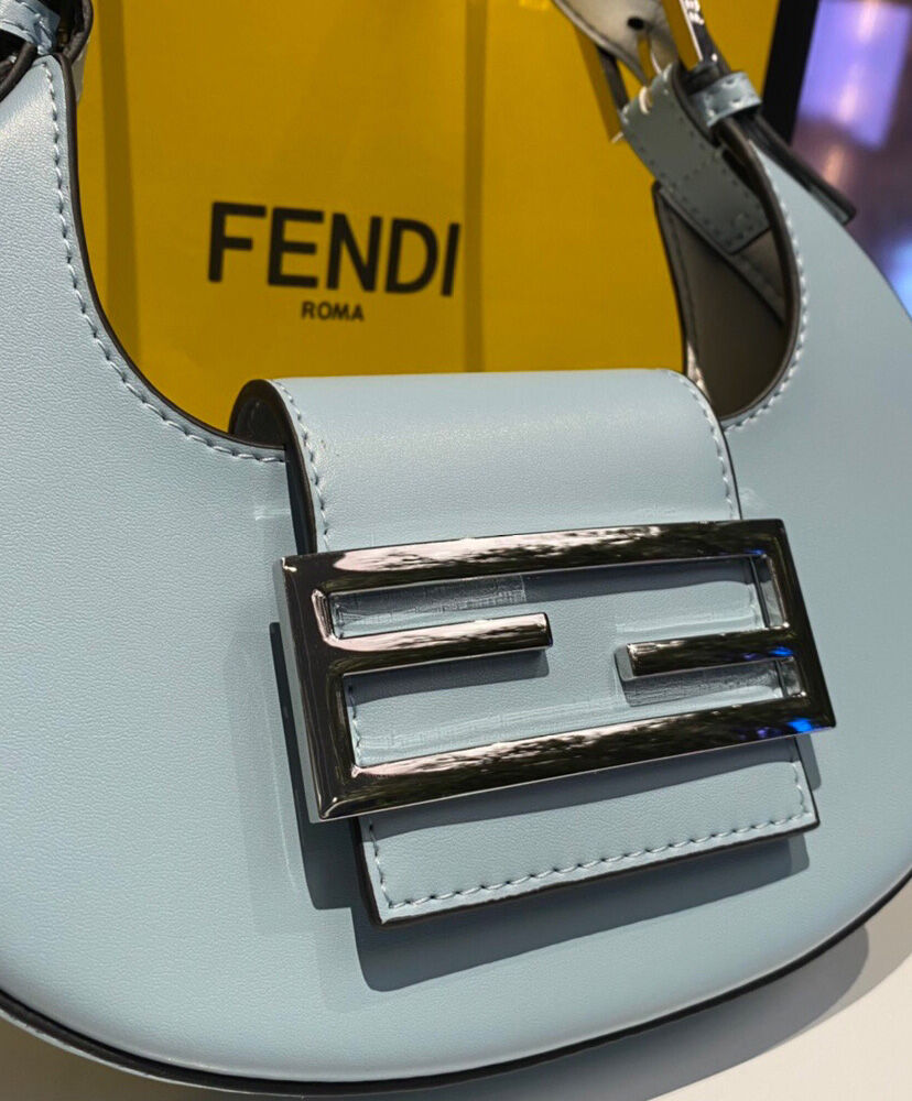 Fendi Cookie Mini Hobo Bag 8BS065 Blue